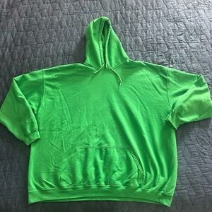 Gildan Blank Kelly Green Vintage Hoodie
